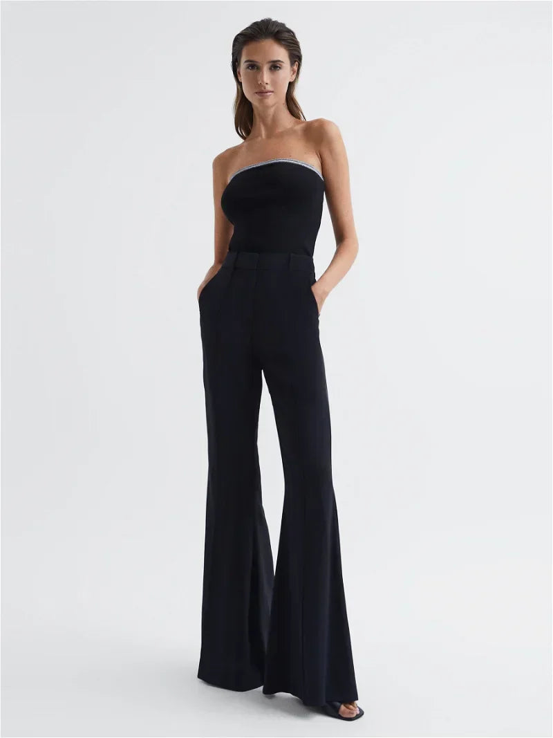 Rss Adela Metallic Tube Top