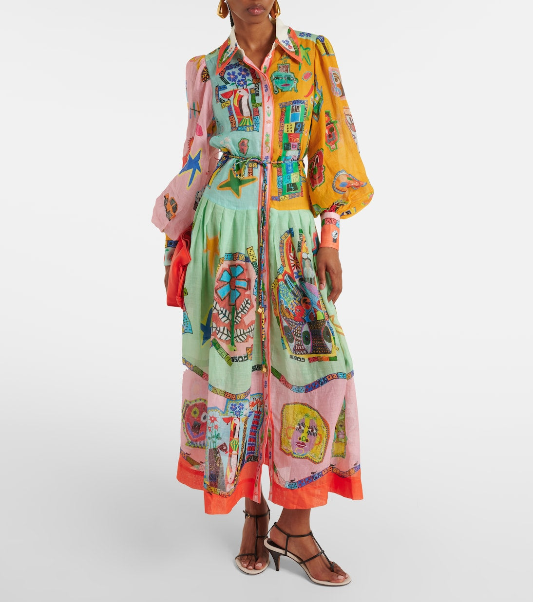 Alms Players Midi Shirtdress