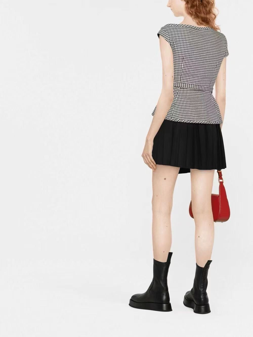 SP Houndstooth Cotton Top