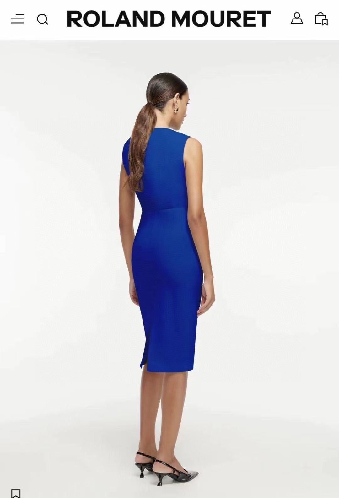 RM Wool Silk Midi Dress