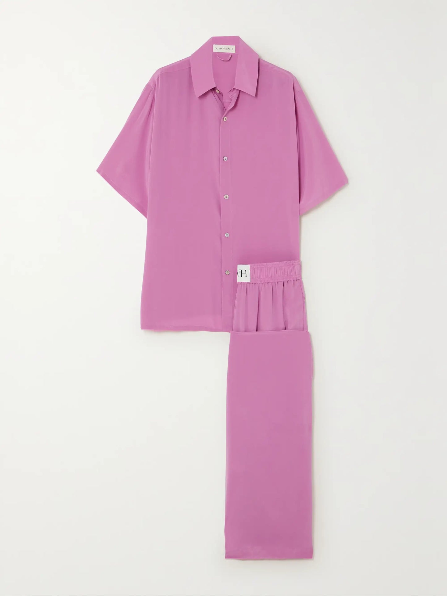 OVH Alabama Silk Crepe de Chine Pajamas Set
