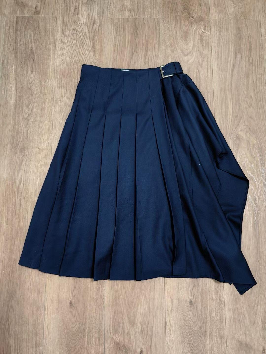 ALC Wayland Pleated Midi Skirt