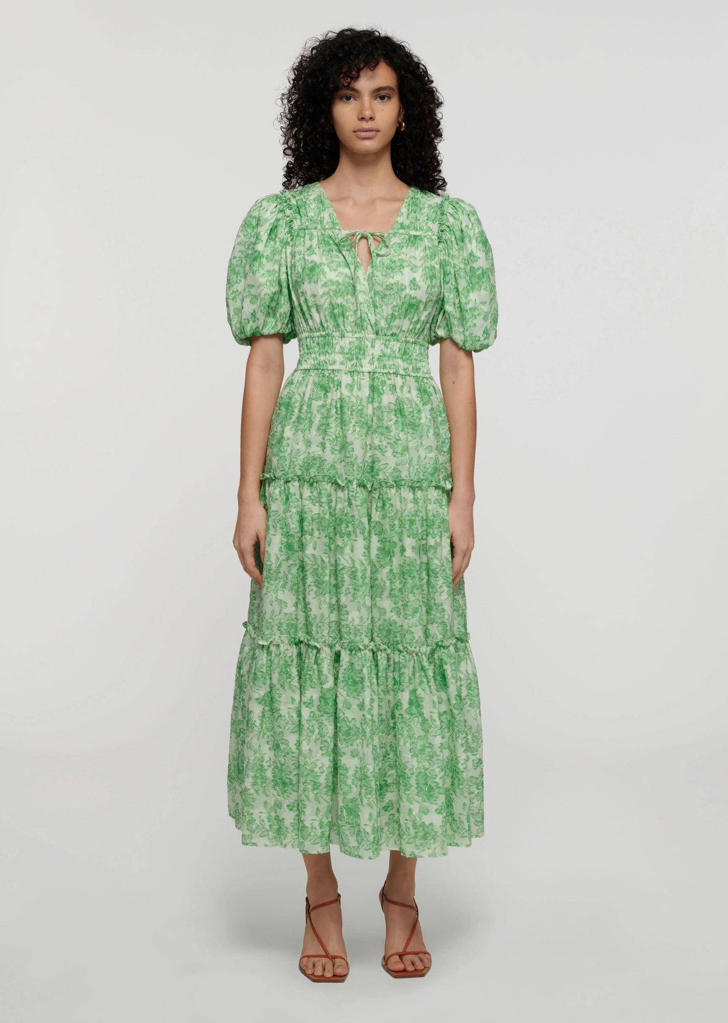 DL Philippa Puff Sleeve Maxi Dress