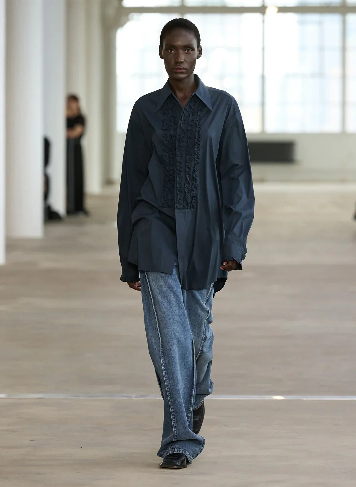 Tb Cotton Nylon Easy Tuxedo Shirt