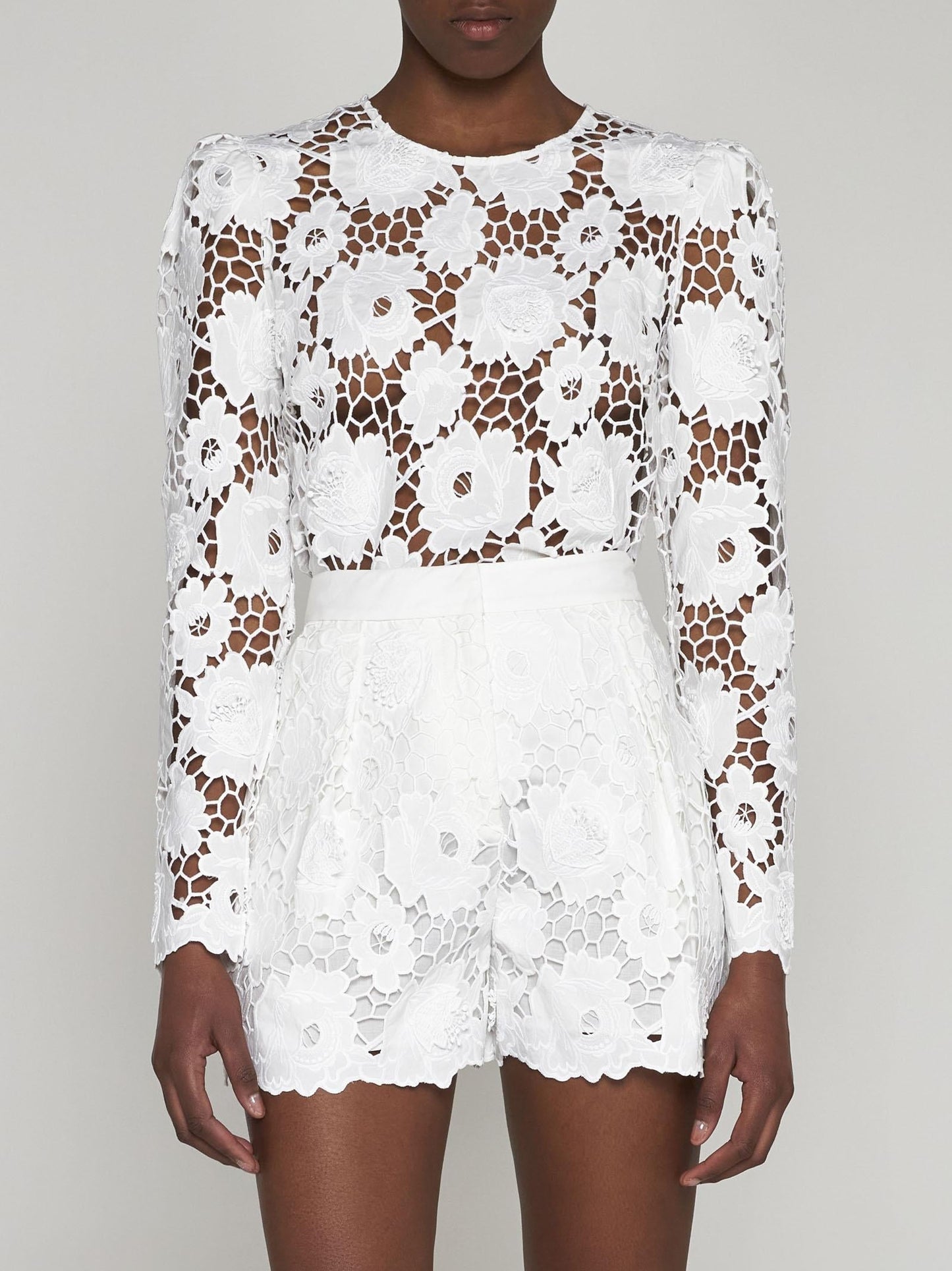 SP 3D Lace Cotton Shorts