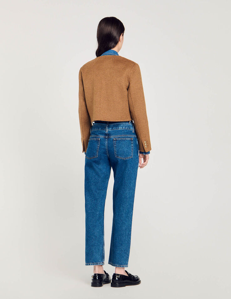 Sndr Cropped Button Down Jacket