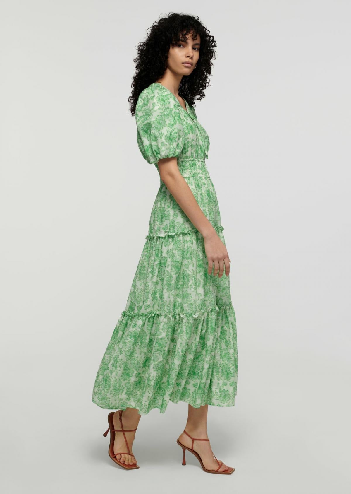 DL Philippa Puff Sleeve Maxi Dress