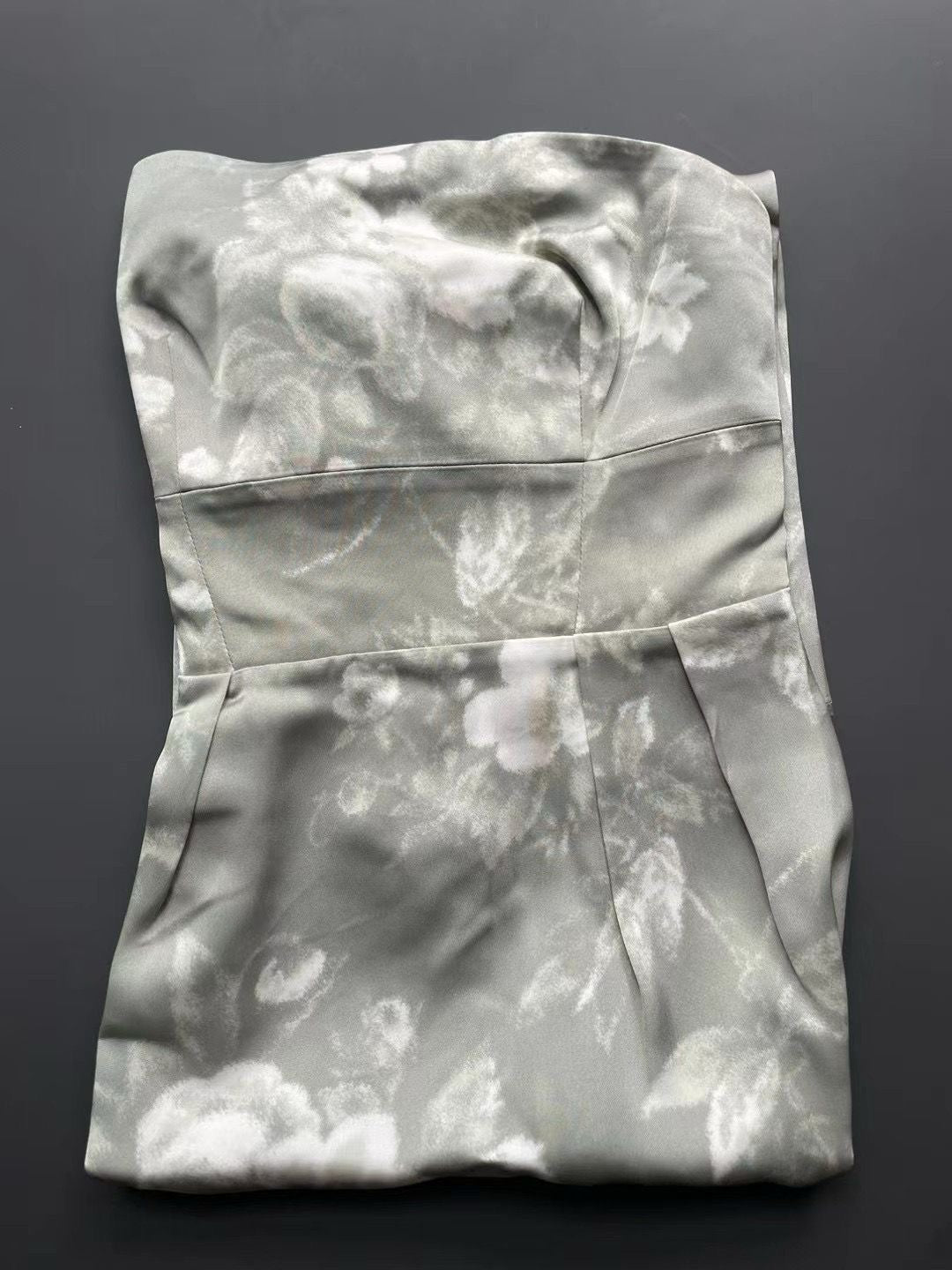 Ref Lai Satin Midi Dress