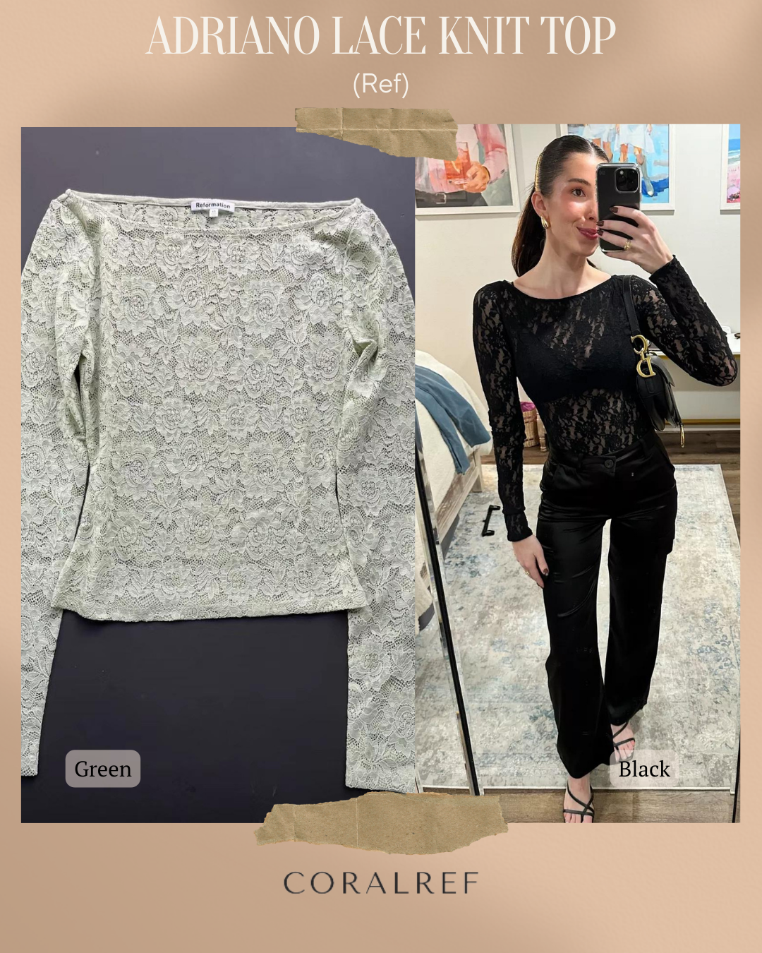 Ref Adriano Lace Knit Top