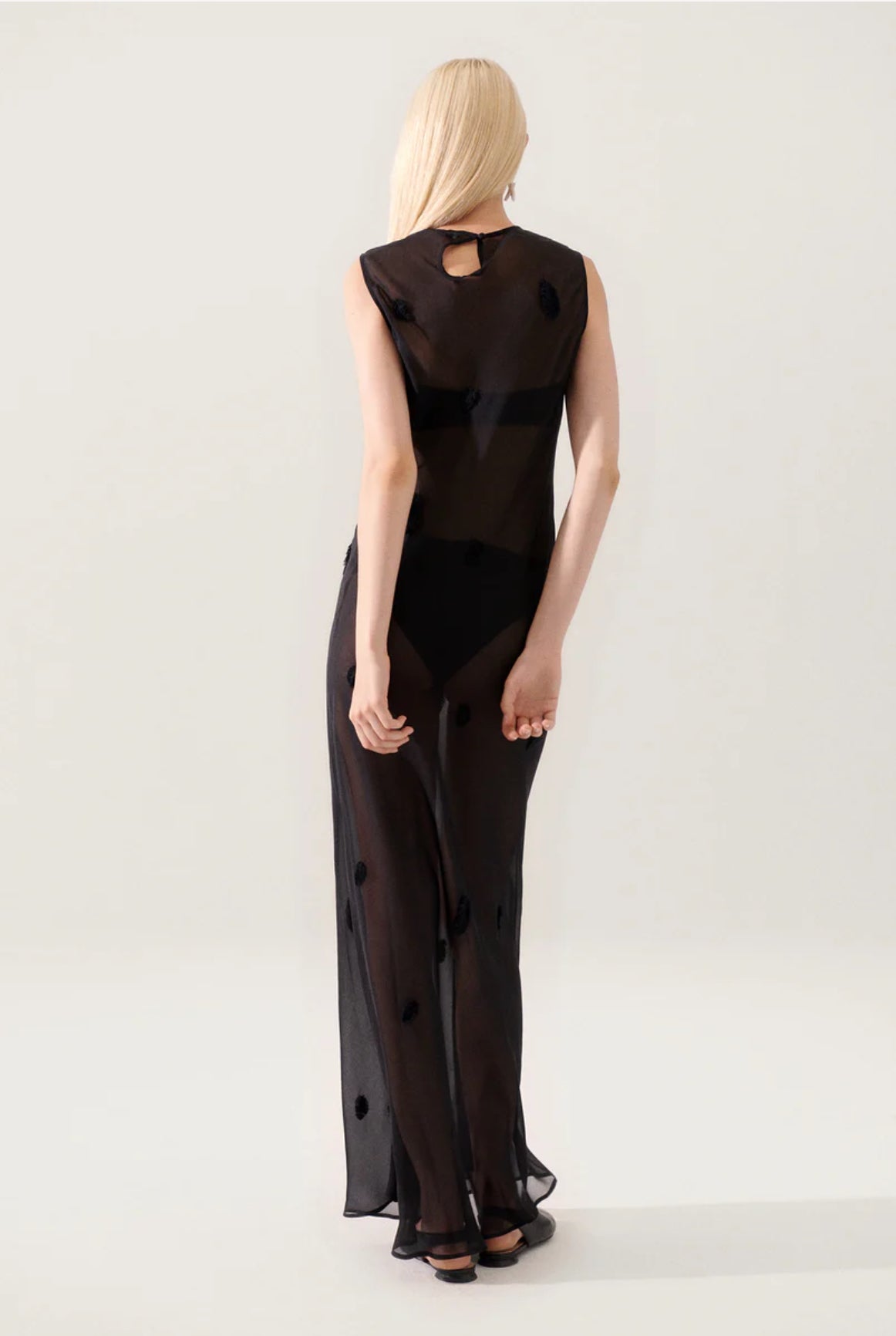 SL Feather Maxi Dress