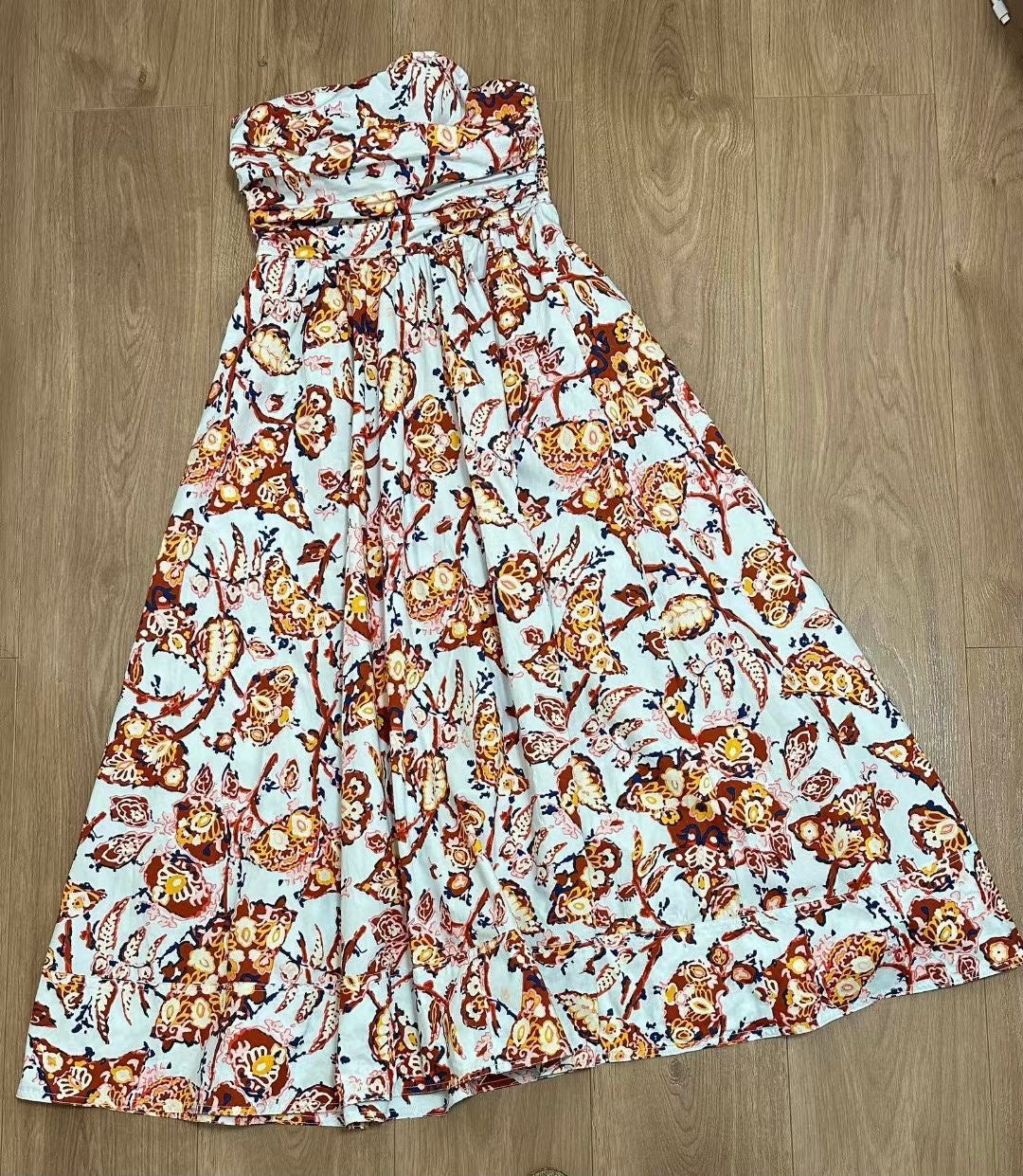 ALC Tate Strapless A Line Maxi Dress