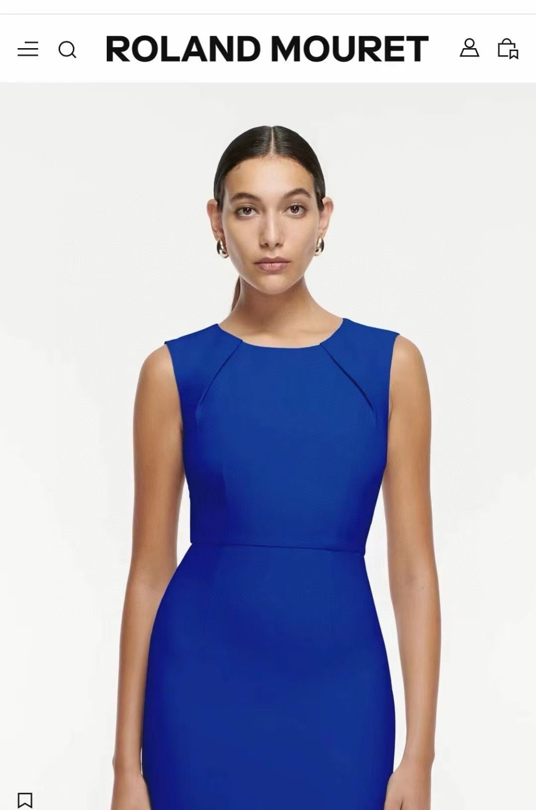 RM Wool Silk Midi Dress