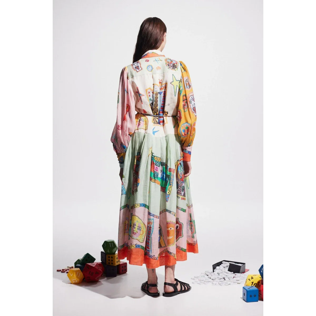 Alms Players Midi Shirtdress