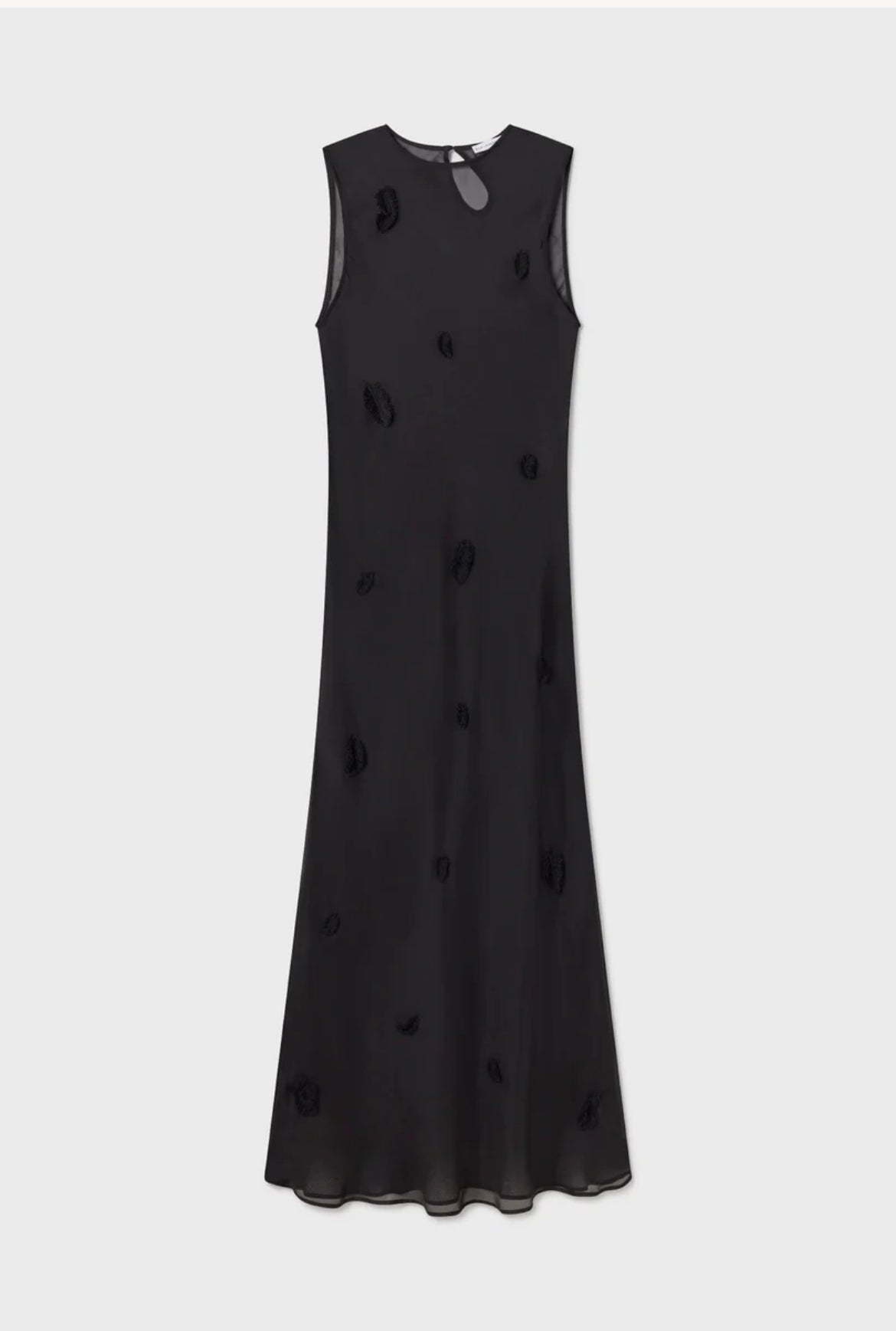 SL Feather Maxi Dress