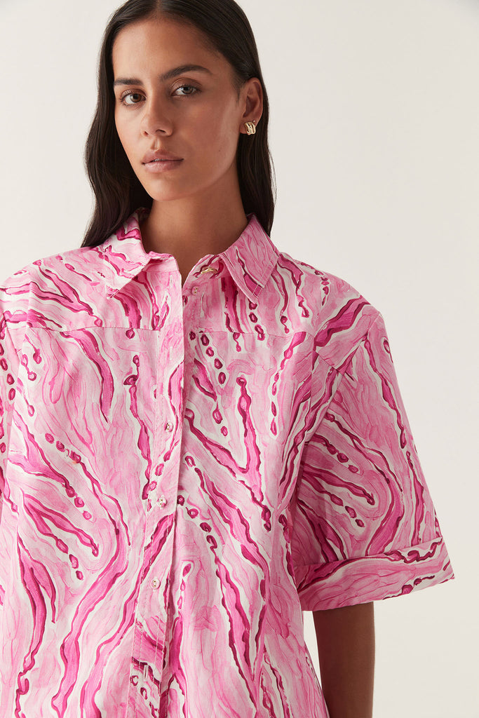 Aj Blaze Stitch Oversized Shirt