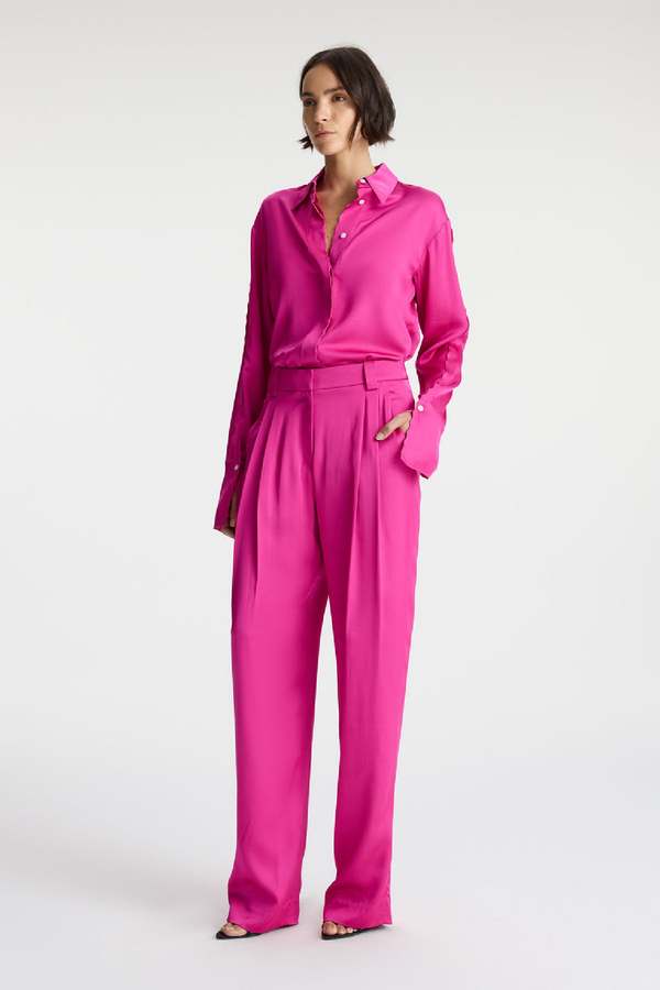ALC Haven Scalloped Satin Top