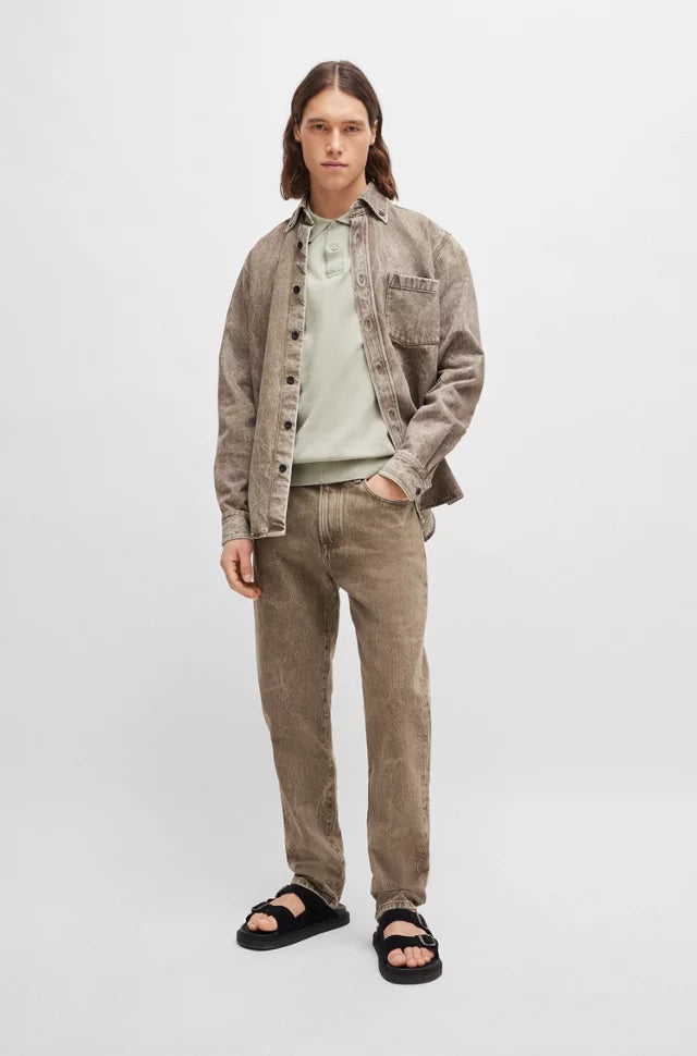 HB Men’s Cotton Blend Polo Sweater