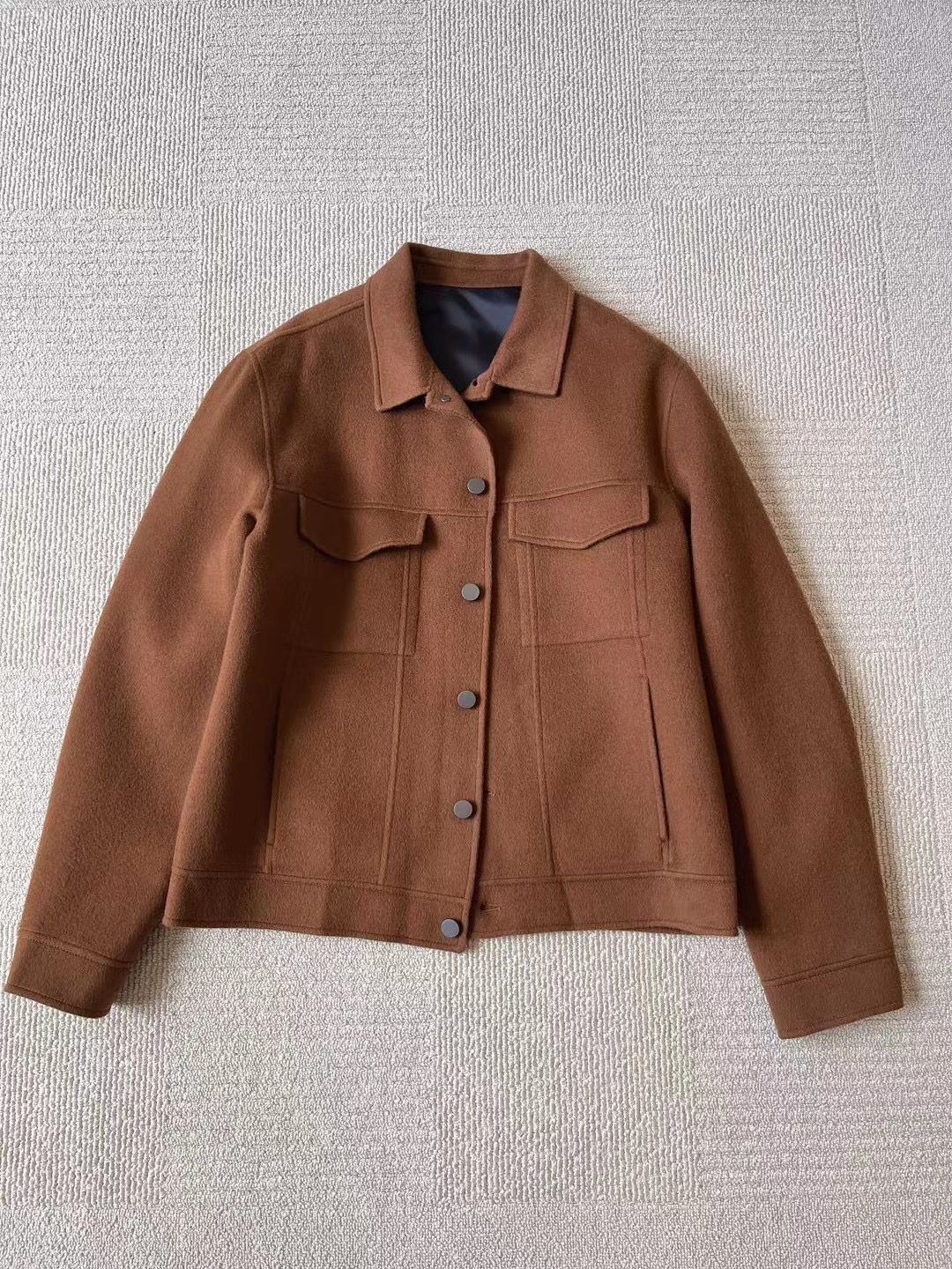 Thry Double Face Wool Cashmere Shirt Jacket
