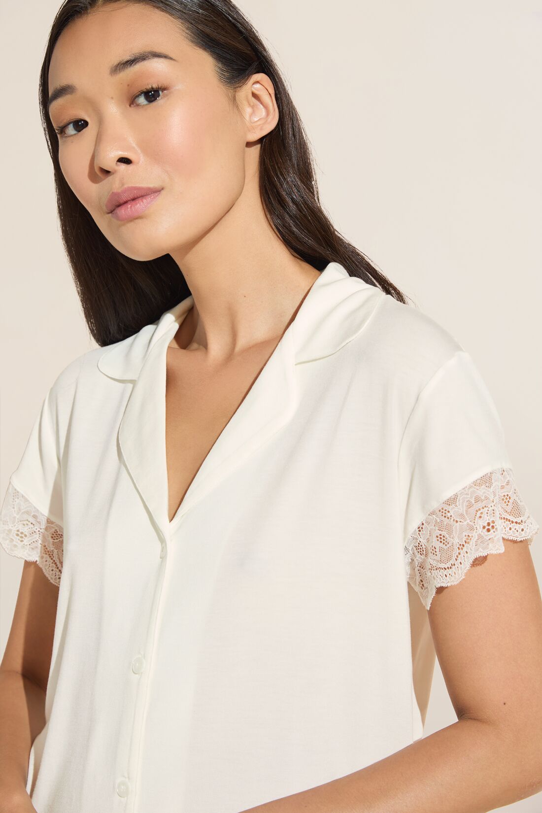 Ebrjy Malou Tencel Modal Shorts PJ Set