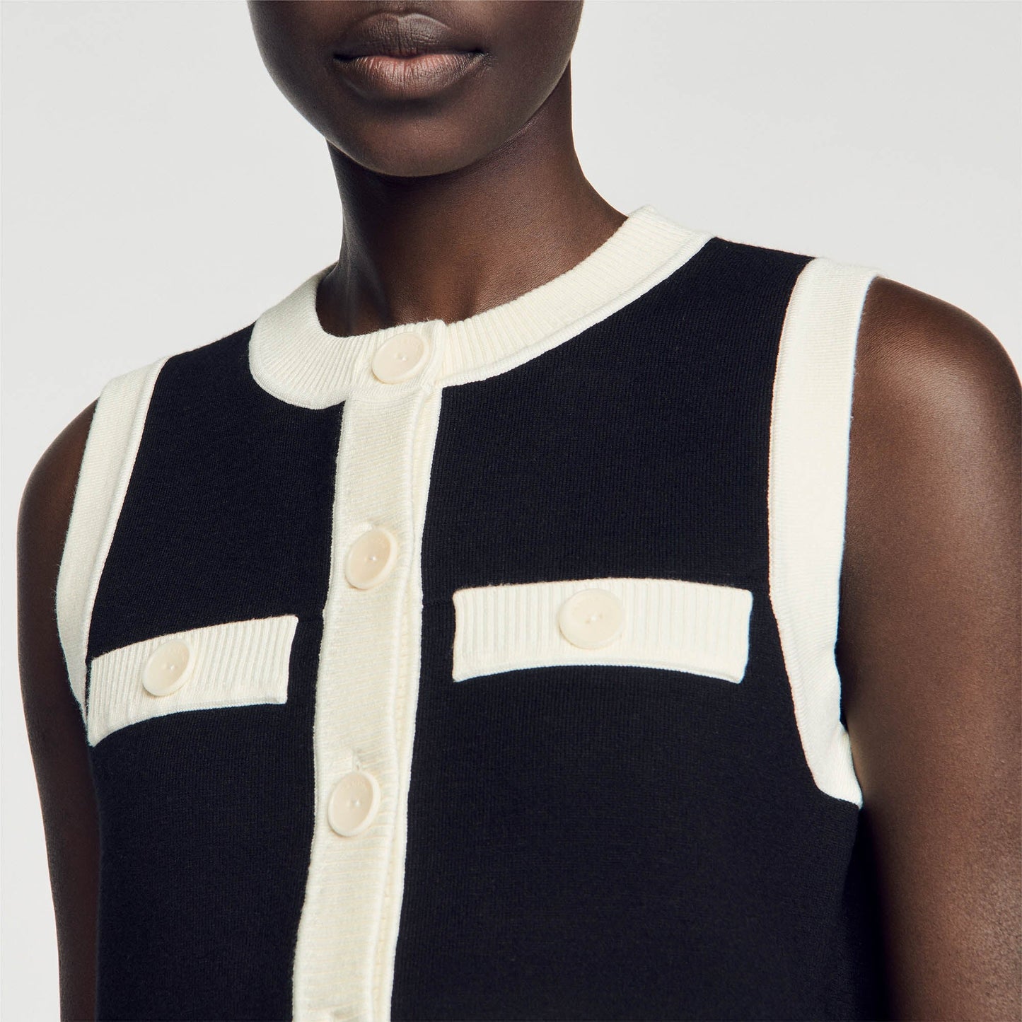 Sndr Sleeveless Cardigan