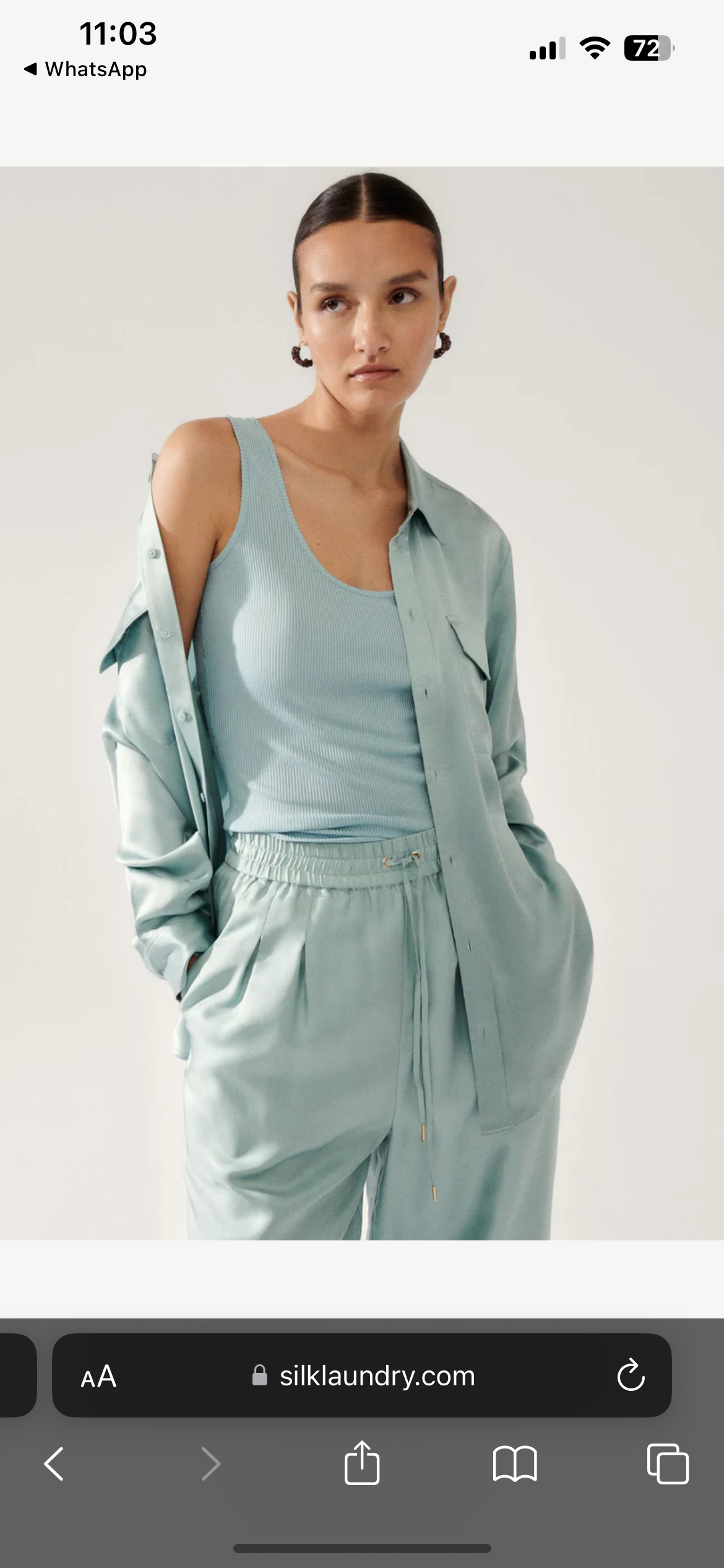 SL Silk Boyfriend Shirt