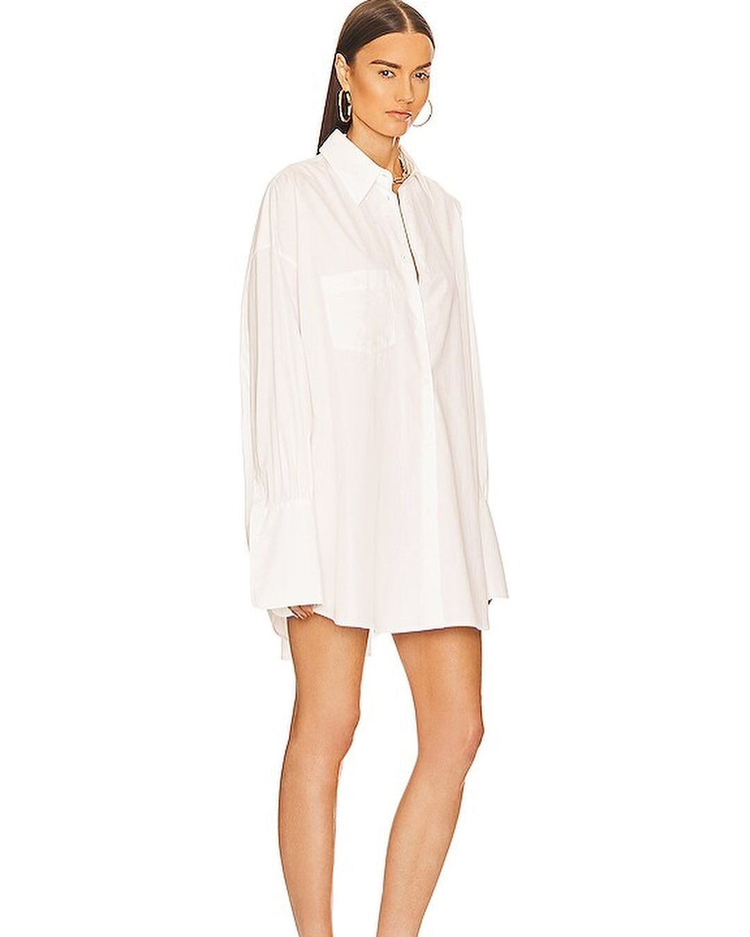 Hls Cotton Poplin Oversized Shirt
