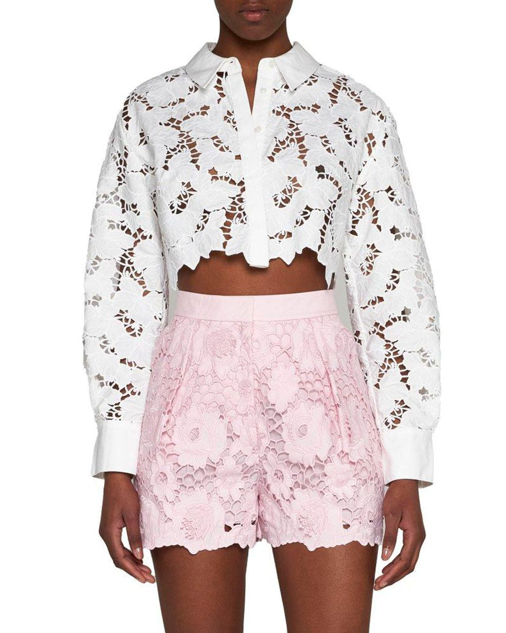 SP 3D Lace Cotton Shorts