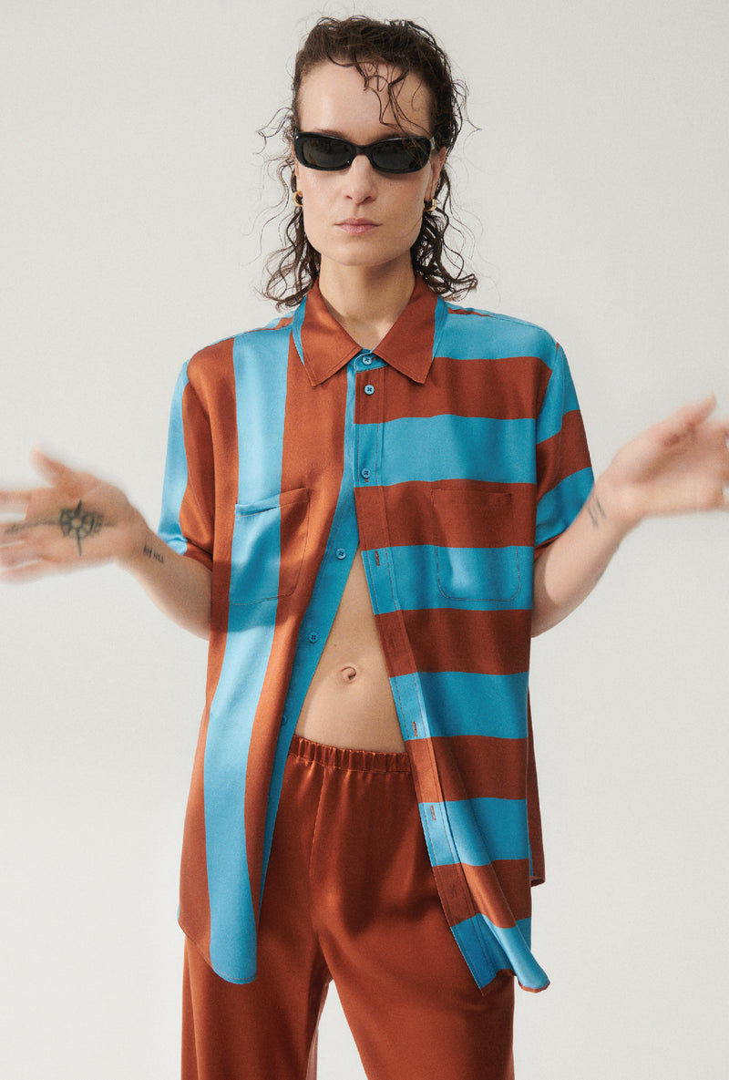 SL Short Sleeve Boyfriend Shirt