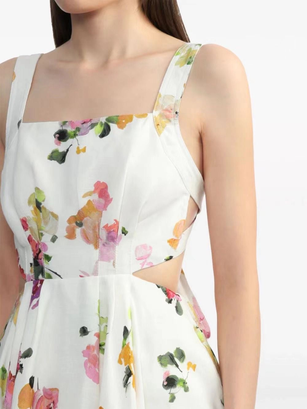 Aj Clara Tie Back Mini Dress