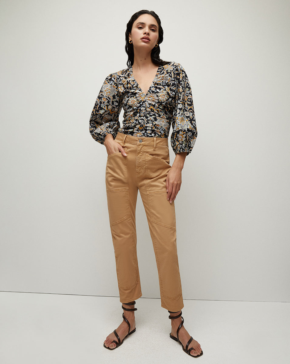 VB Breanna Poplin Top