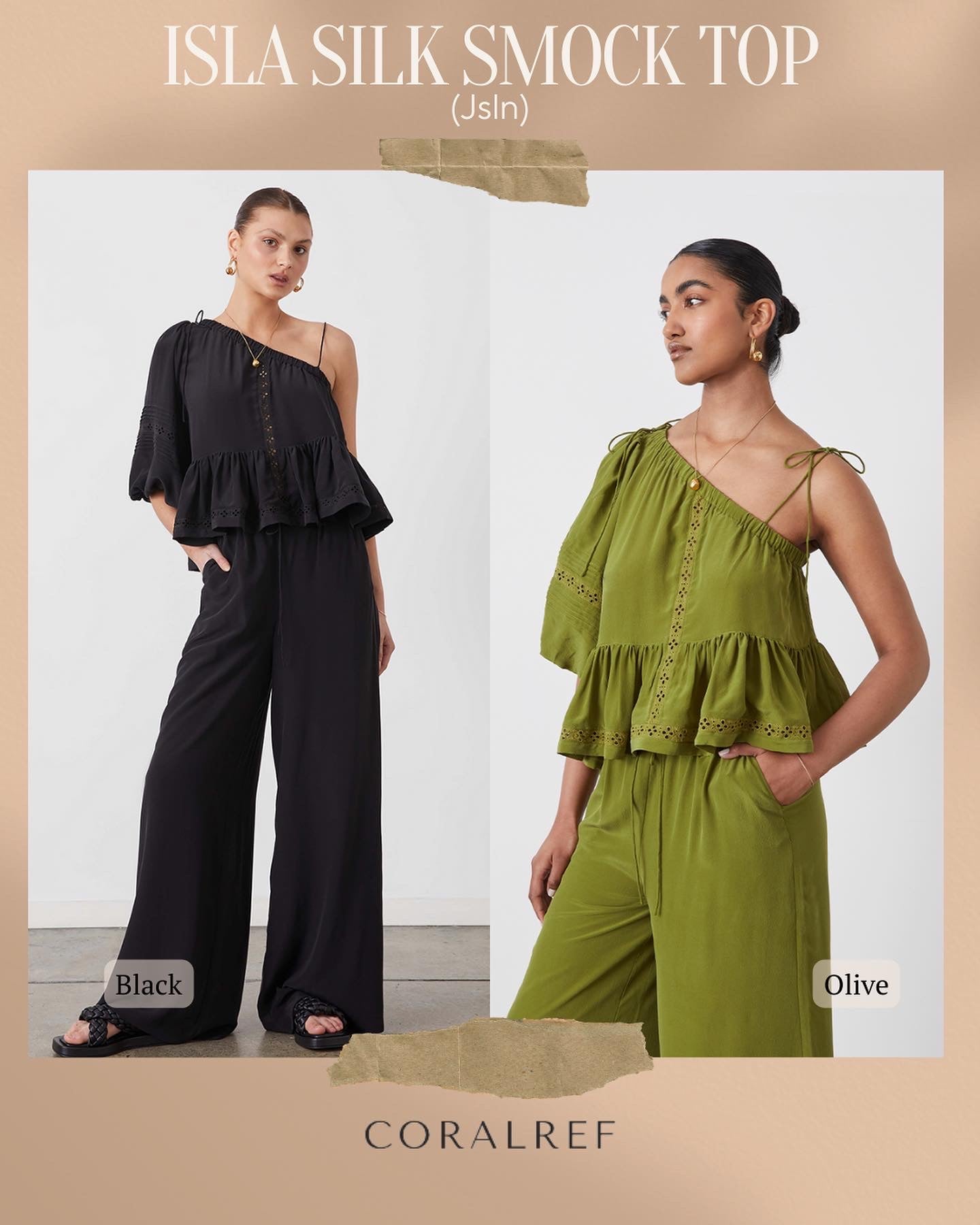 Jsln Isla Smock Silk Top