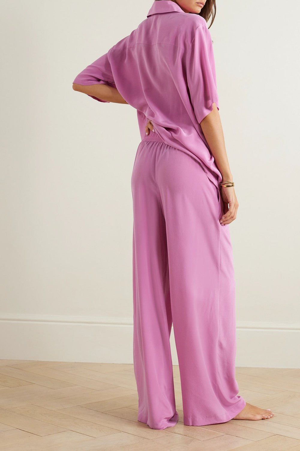 OVH Alabama Silk Crepe de Chine Pajamas Set