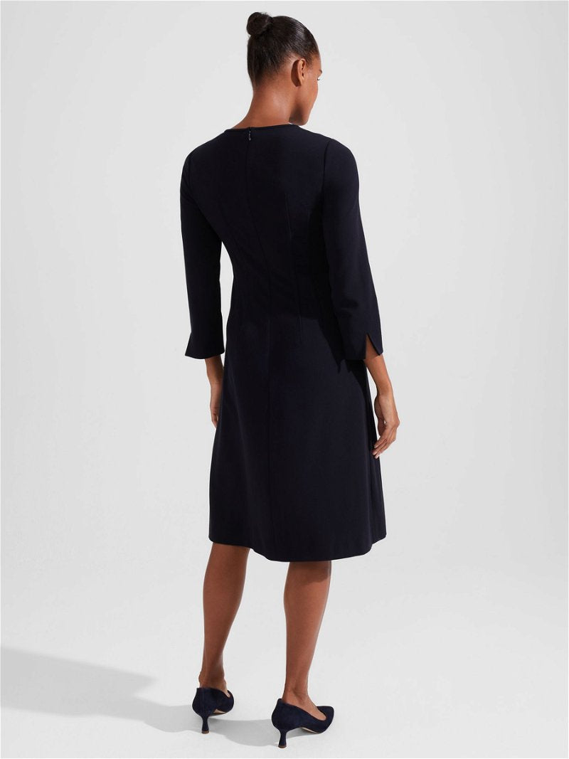 Hbbs Marsha Button Detail Mini Dress