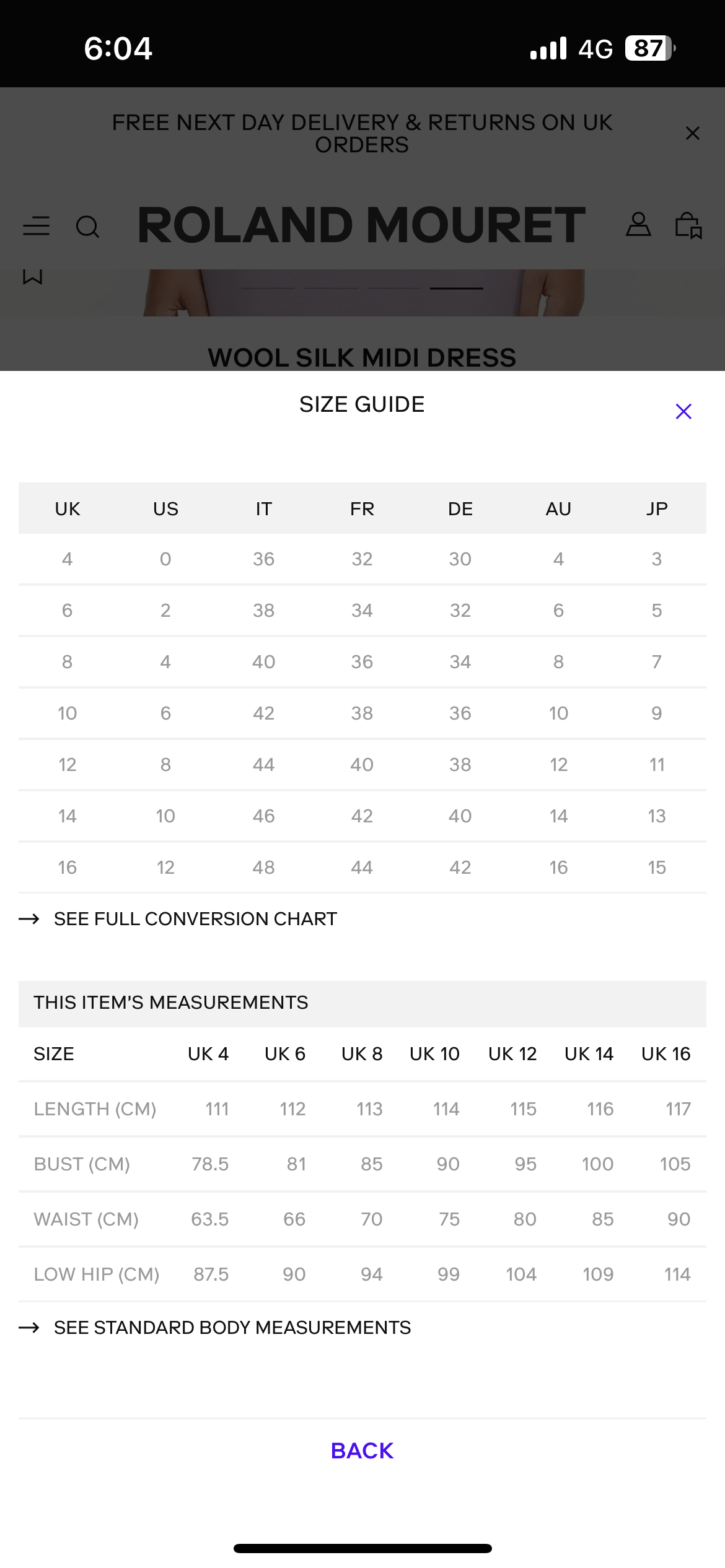 RM Wool Silk Midi Dress