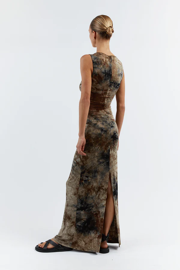 Dssh Sawyer Tie Dye Maxi Dress