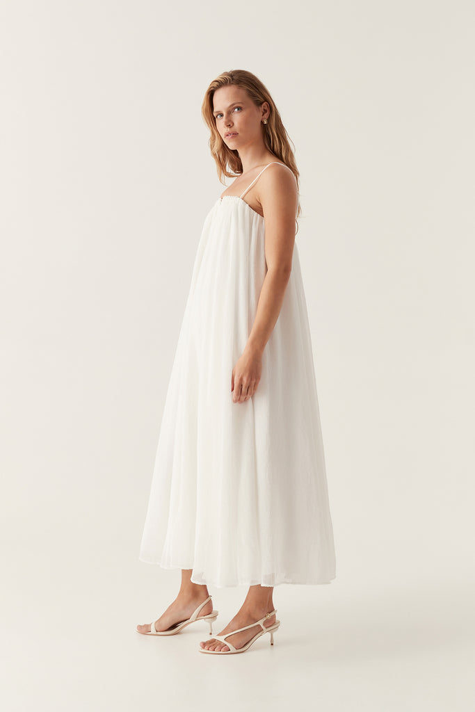 Aj Filigree Sweetheart Midi Dress