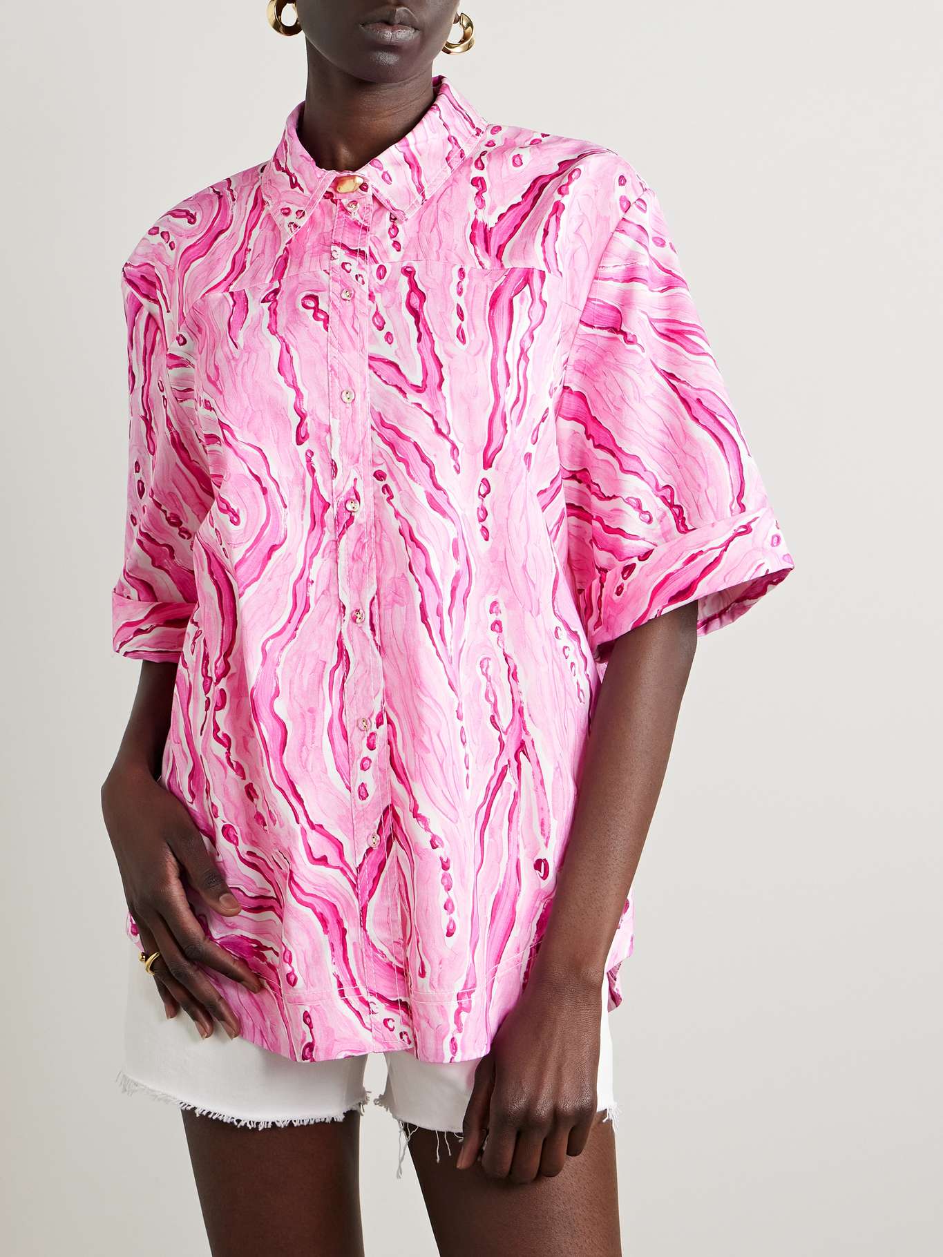 Aj Blaze Stitch Oversized Shirt