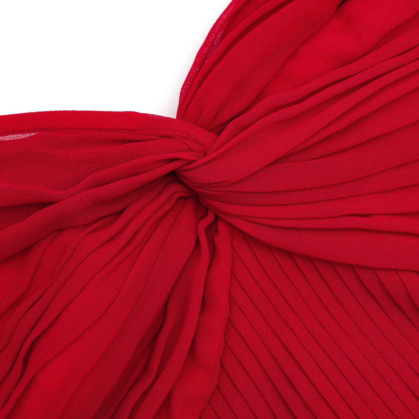 SP Red Off Shoulder Chiffon Mini Dress