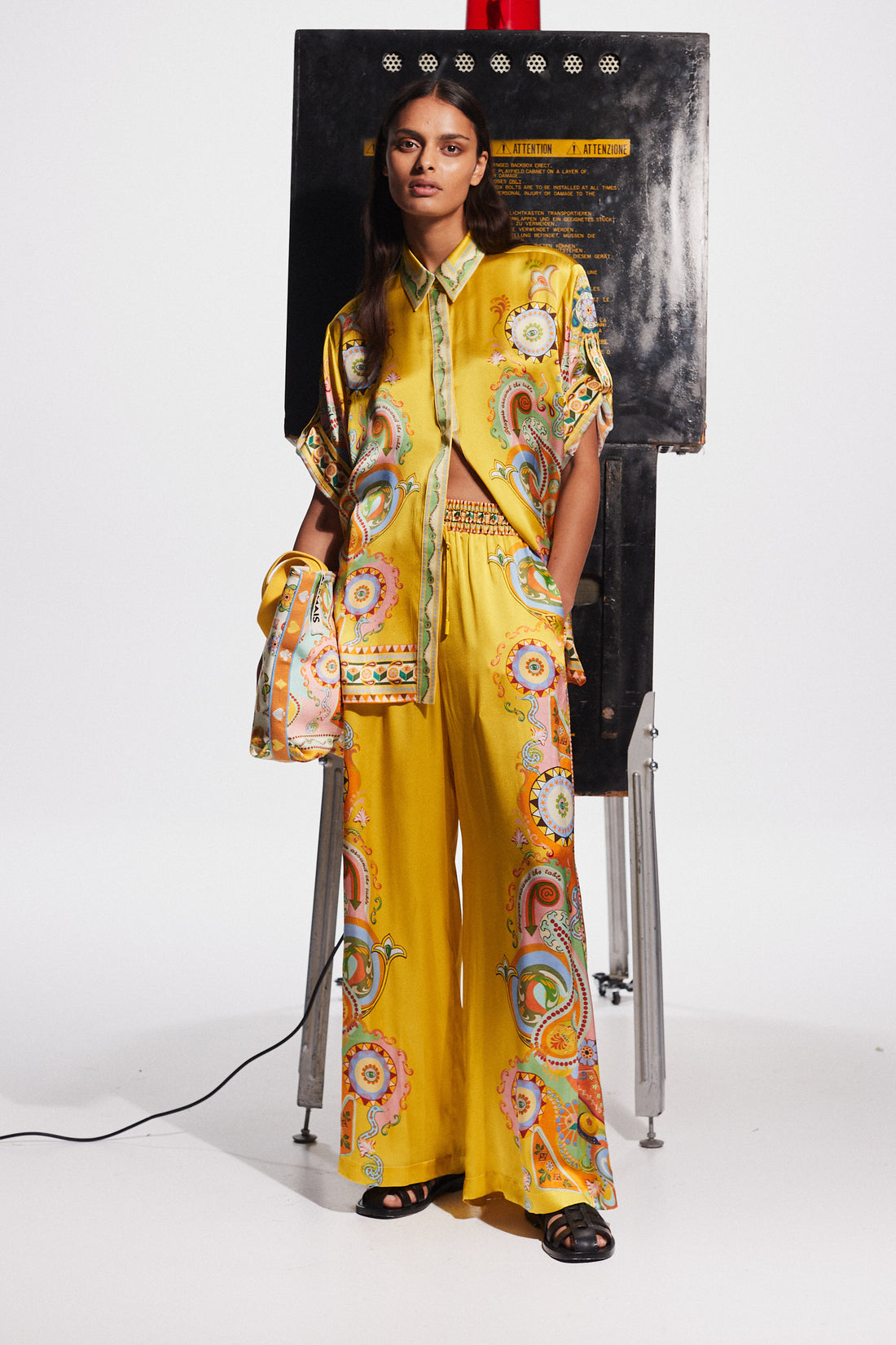 Alms Pinball Silk Shirt & Pant