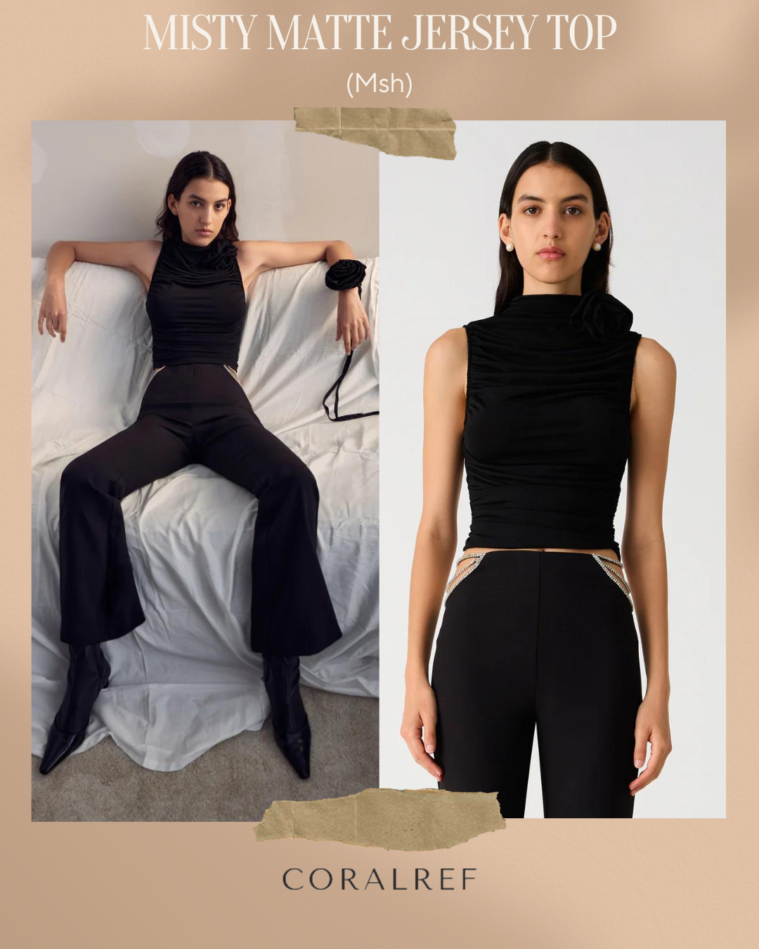 Msh Misty Matte Jersey Top