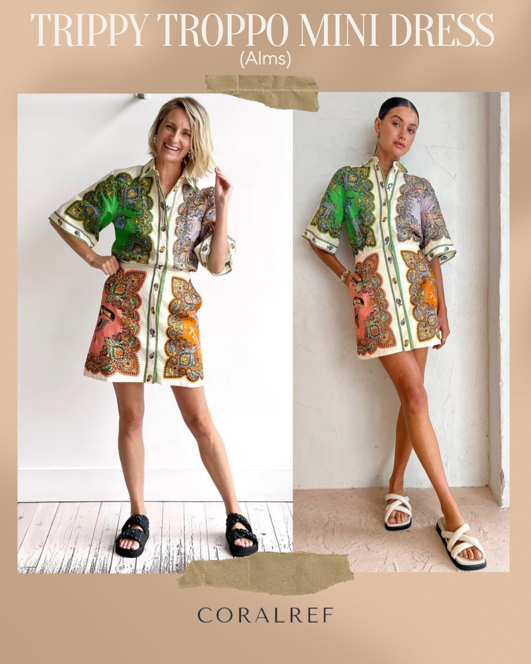 Alms Trippy Troppo Mini Dress