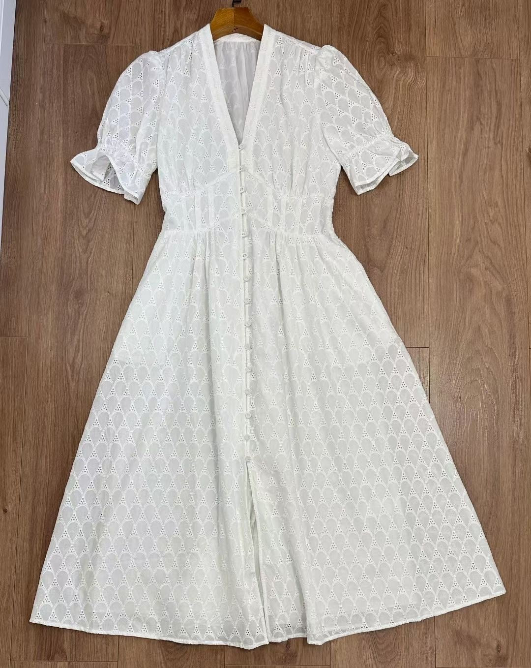 DVF Erica Cotton Midi Dress