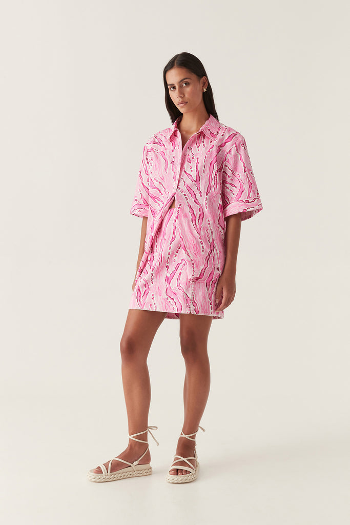 Aj Blaze Stitch Oversized Shirt