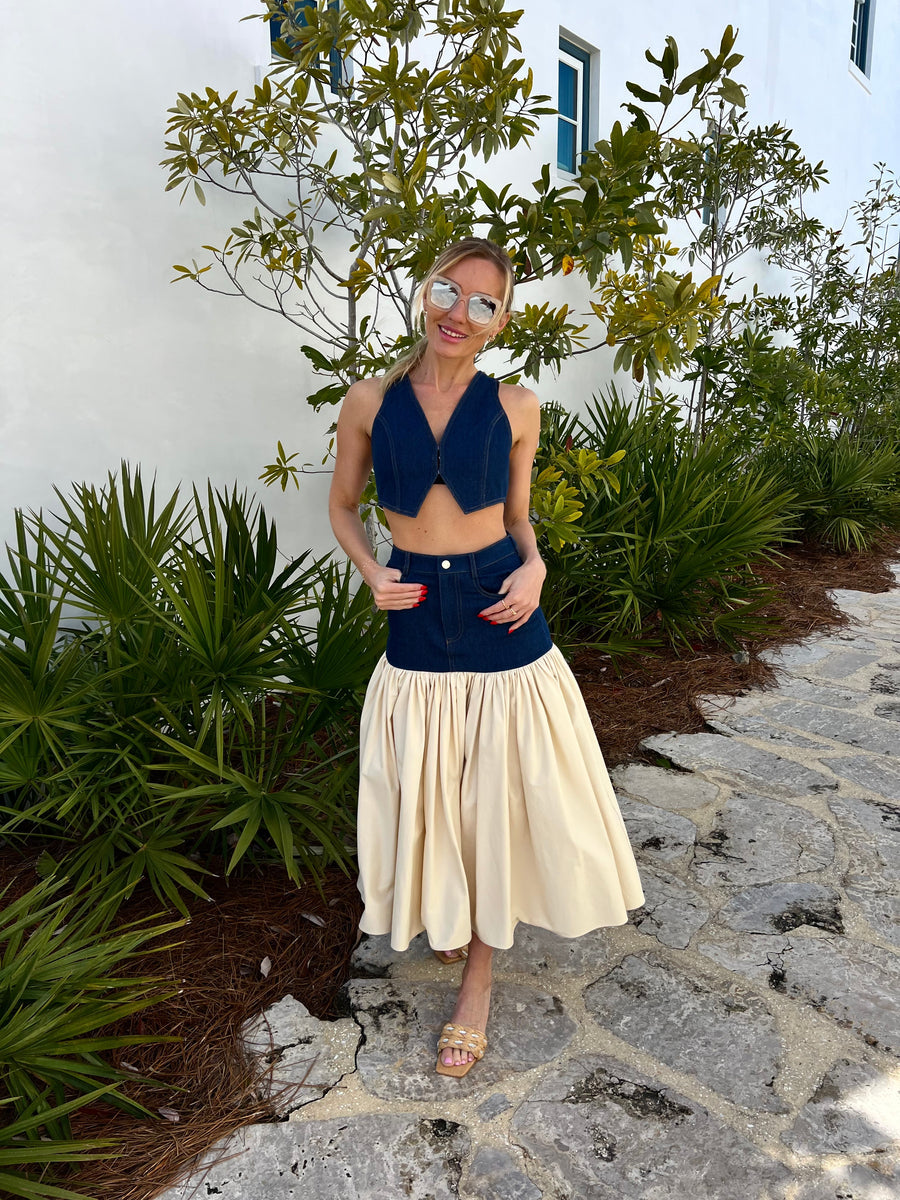 Alxs Irie Top & Tomma Midi Skirt Set