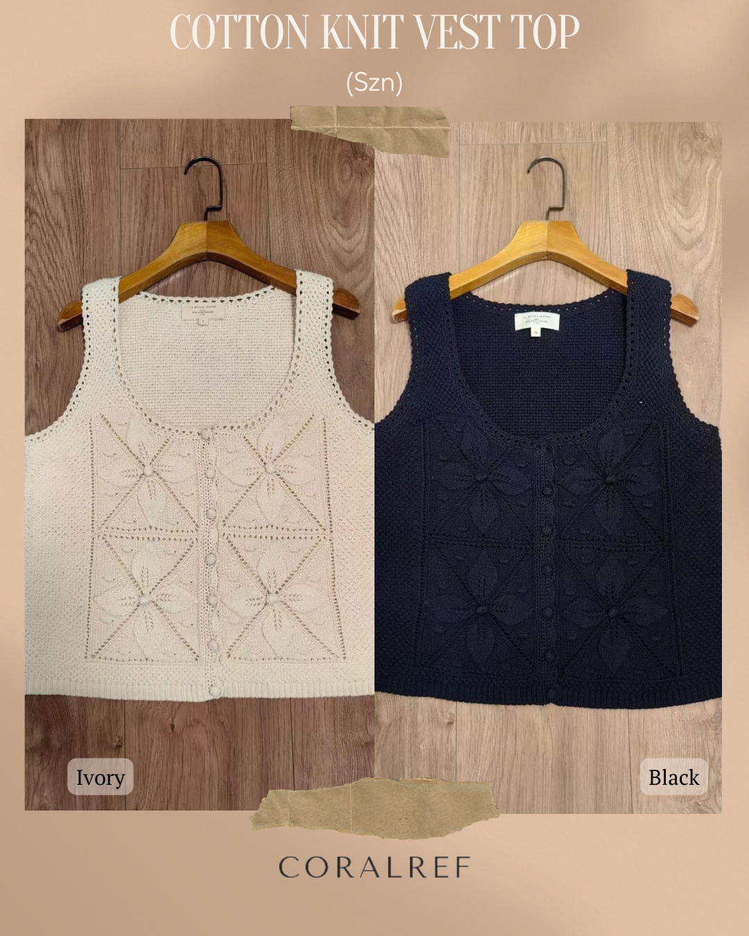 Szn Joas Cotton Knit Vest Top