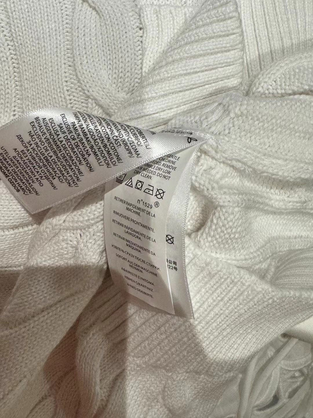 RL Cable Knit Cotton Short Sleeve Sweater