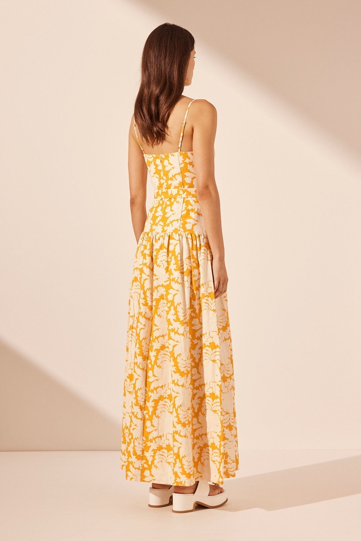 SJ Dulce Panelled Bustier Maxi Dress
