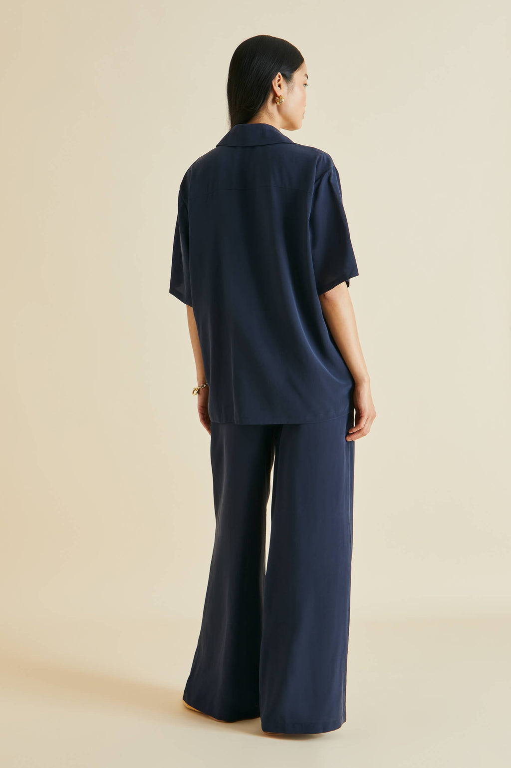 OVH Alabama Silk Crepe de Chine Pajamas Set