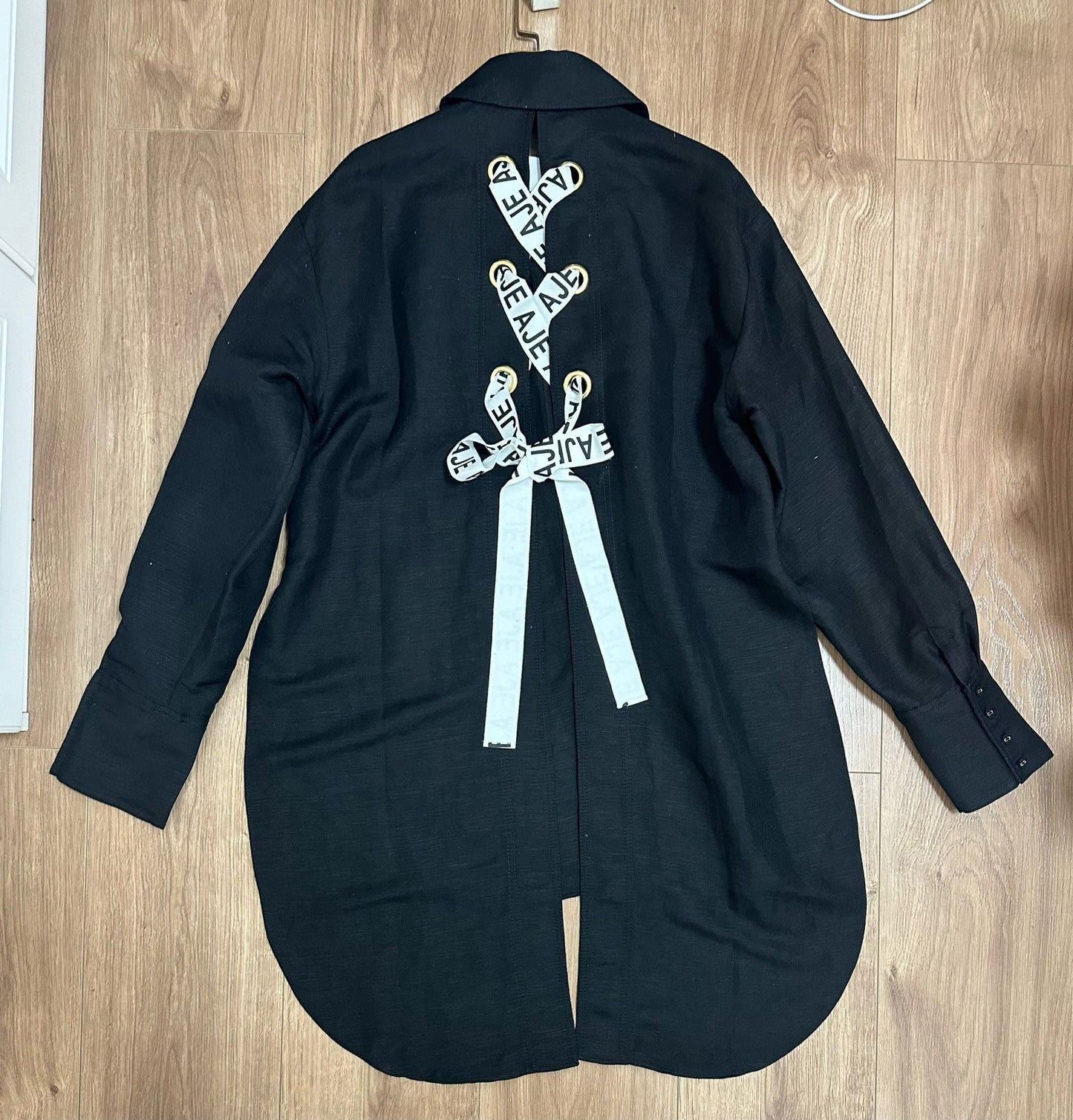 Aj Virtuous Lace Up Longline Shirt