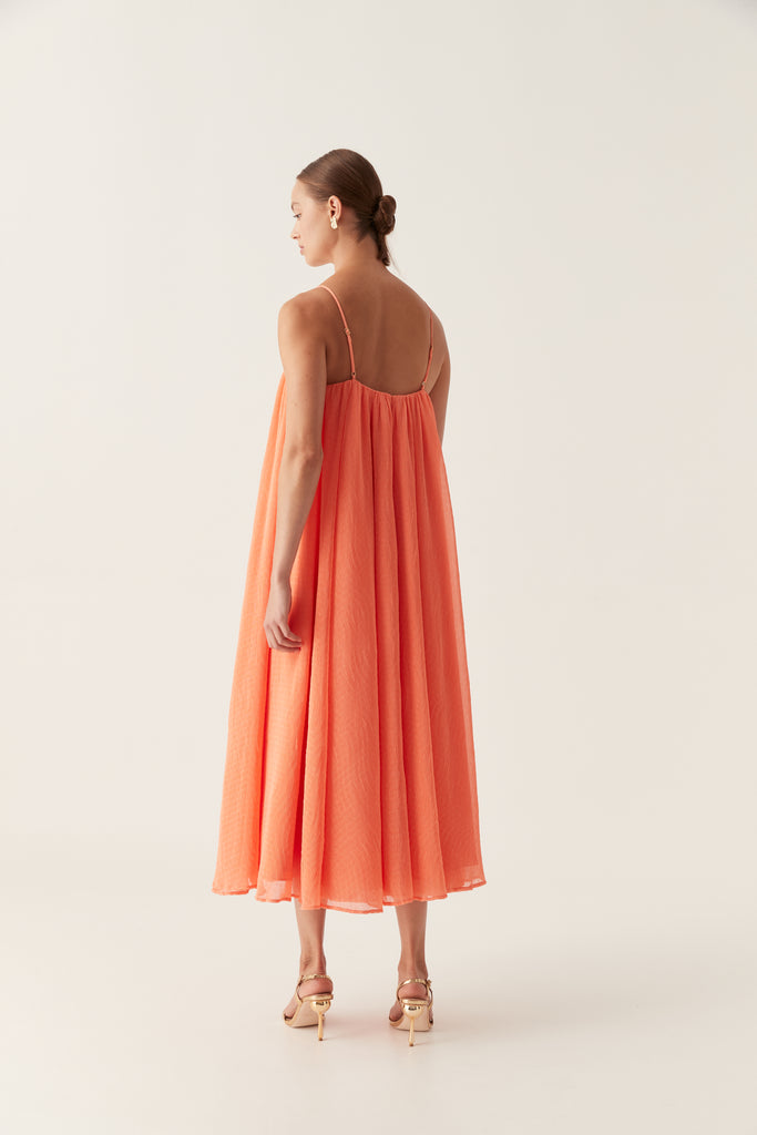 Aj Filigree Sweetheart Midi Dress